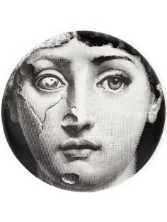 Fornasetti тарелка с принтом