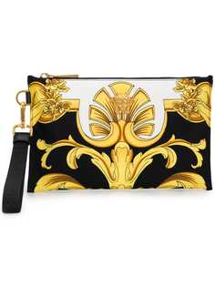 Versace клатч с принтом в стиле барокко