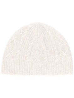 Pringle Of Scotland cable knit beanie
