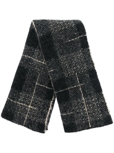 Boboutic windowpane check scarf