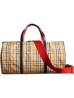 Burberry дорожная сумка в винтажную клетку