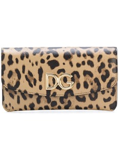 Dolce & Gabbana кошелек с леопардовым принтом