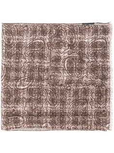 Delloglio шарф в клетку Dell'oglio