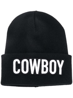 Dsquared2 Cowboy slogan beanie hat