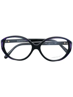 Yves Saint Laurent Pre-Owned очки в оправе с принтом