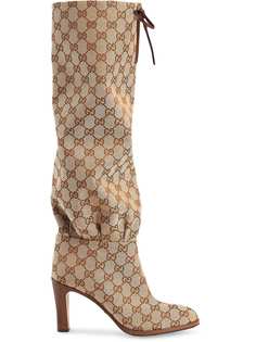 Gucci сапоги с узором GG