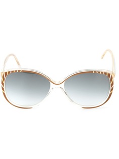 Balenciaga Pre-Owned солнцезащитные очки в круглой оправе