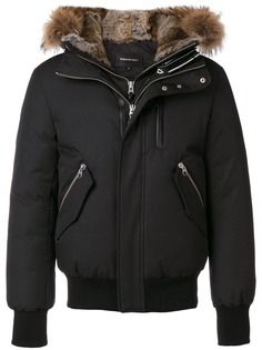 Mackage пуховик-бомбер с капюшоном