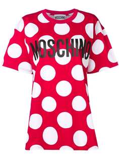 Moschino футболка в крупный горох