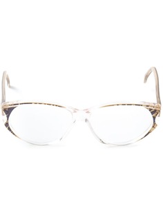 Givenchy Pre-Owned очки в овальной оправе