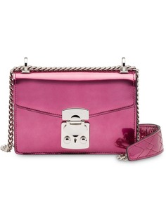 Miu Miu сумка на плечо Miu Confidential с эффектом металлик