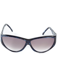 Yves Saint Laurent Pre-Owned солнцезащитные очки в принт