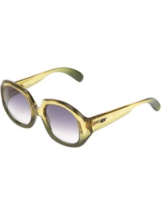 Christian Dior Pre-Owned двухцветные солнцезащитные очки