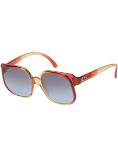 Christian Dior квадратные солнцезащитные очки pre-owned