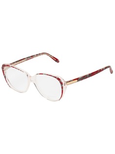 Yves Saint Laurent Pre-Owned солнцезащитные очки с мраморным эффектом