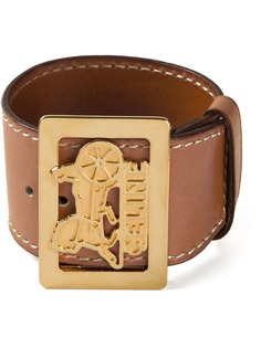 Céline Pre-Owned кафф с золотистой бляшкой