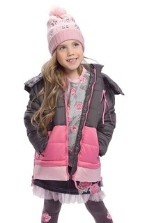 Куртка для девочек &quot;розовые селфи&quot; Pelican