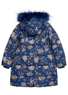 Пальто для девочек &quot;надо верить в чудо&quot; Pelican