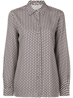 Bottega Veneta рубашка с принтом бабочек