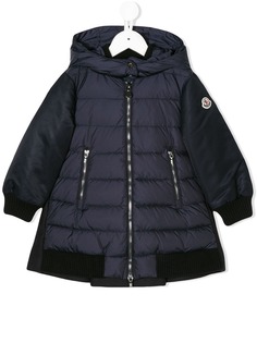 Moncler Kids пуховик с капюшоном