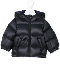 Moncler Kids стеганая куртка на молнии