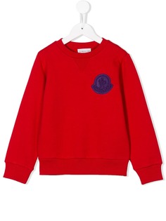 Moncler Kids logo patch sweatshirt