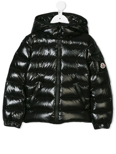 Moncler Kids пуховик с капюшоном