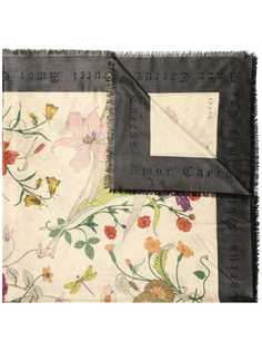 Gucci платок с принтом Flora Gothic