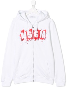 Msgm Kids толстовка с капюшоном