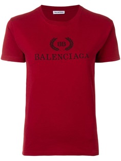 Balenciaga футболка с принтом логотипа