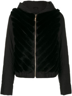 Liska куртка-бомбер с капюшоном