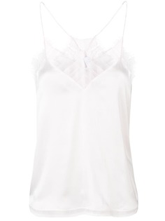 IRO топ без рукавов с отделкой из тюля