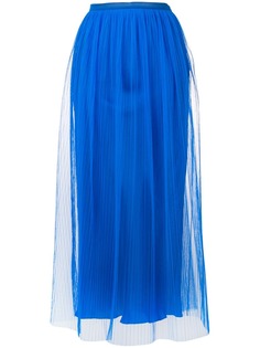 Maison Margiela юбка миди с плиссировкой