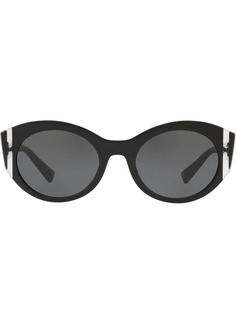 Valentino Eyewear солнцезащитные очки Valentino Garavani в круглой оправе