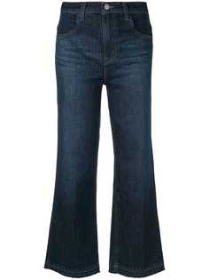 J Brand укороченные широкие джинсы