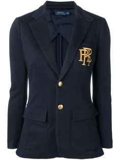 Polo Ralph Lauren пиджак с вышитым логотипом