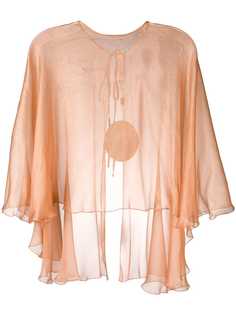 Maria Lucia Hohan кейп с эффектом металлик