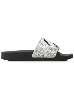Red Valentino шлепанцы Encrypted Space Notes