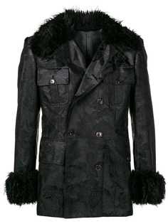 Jean Paul Gaultier Pre-Owned куртка с воротником из искусственного меха