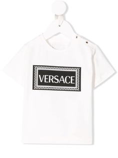 Young Versace топ с принтом логотипа