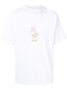 Omc футболка с вышитым логотипом
