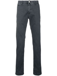 Jacob Cohen джинсы узкого кроя с выцветшим эффектом