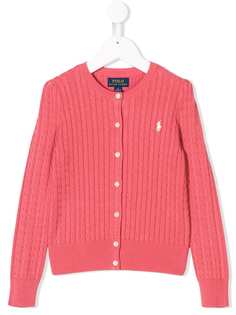 Ralph Lauren Kids кардиган вязки с косами