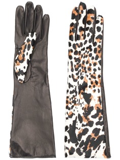 Manokhi перчатки с леопардовым принтом