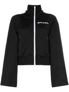 Palm Angels спортивная куртка с объемными рукавами и логотипами