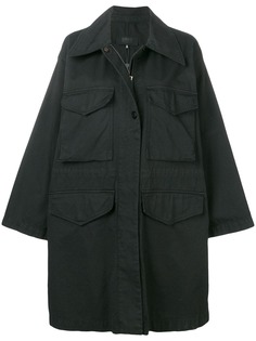 Mm6 Maison Margiela куртка-рубашка в стиле оверсайз