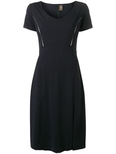 Fendi Pre-Owned платье с разрезом и аппликацией 1990-х годов