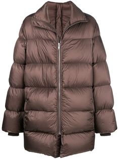 Rick Owens пуховое пальто на молнии