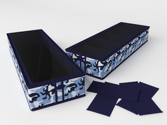 Короб для обуви, на 5 ячеек 26х78х12 см Co Fre T