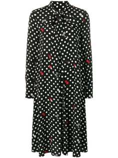 McQ Alexander McQueen платье миди в горох
